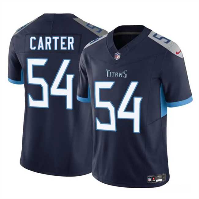 Men & Women & Youth Tennessee Titans #54 Lorenzo Carter Navy 2025 F.U.S.E. Vapor Limited Stitched Jersey,We sell and wholesale Men & Women & Youth Tennessee Titans #54 Lorenzo Carter Navy 2025 F.U.S.E. Vapor Limited Stitched Jersey on line form chian!